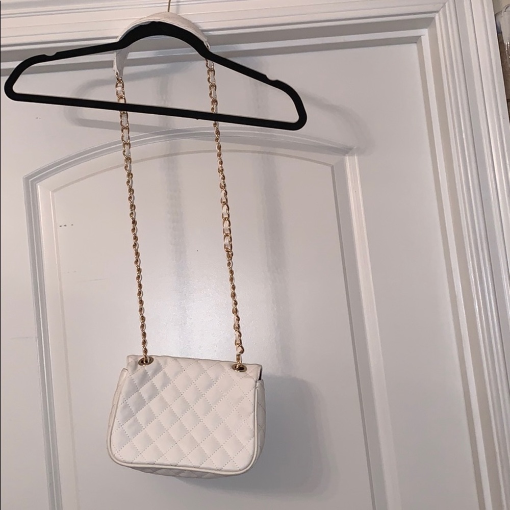White purse